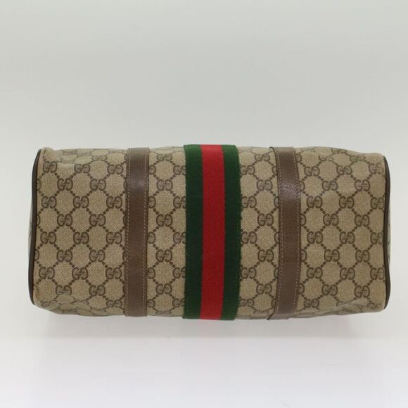 Pre Loved gucci Women Beige Boston Bags - Picture 5 of 8